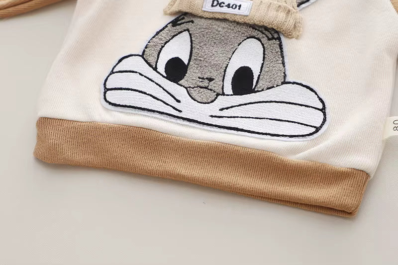 Zweiteiliges Kinder-Set „Häschen“ – Pullover & Hose aus Soft-Sweat