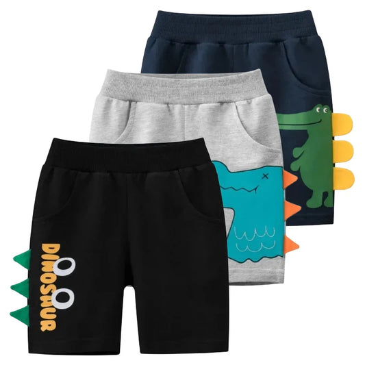 Dinosaurier Sommer Shorts für Jungen in verschiedenen Farben