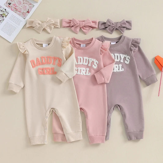 Produktname: Kuschelweicher Baby-Strampler "Daddy's Girl" – Für die kleinen Prinzessinnen