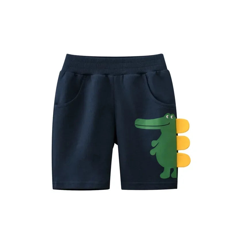 Dinosaurier Sommer Shorts für Jungen in verschiedenen Farben