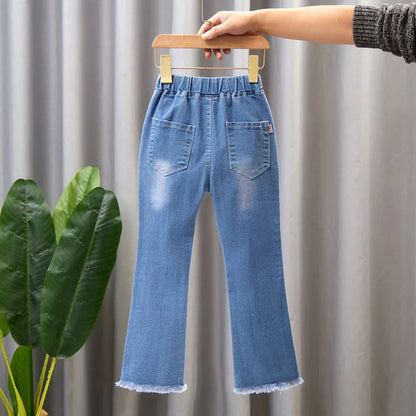 Zauberhafte Kinder-Jeans "Fröhliche Schleifen"