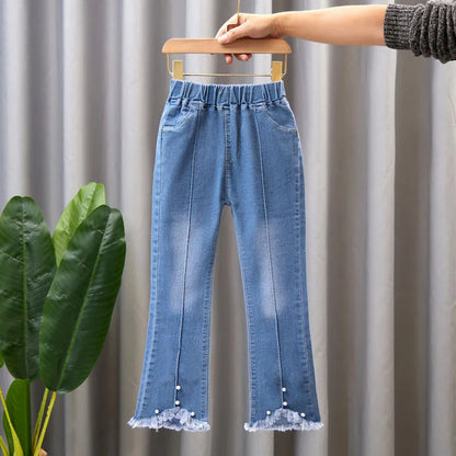 Zauberhafte Kinder-Jeans "Fröhliche Schleifen"