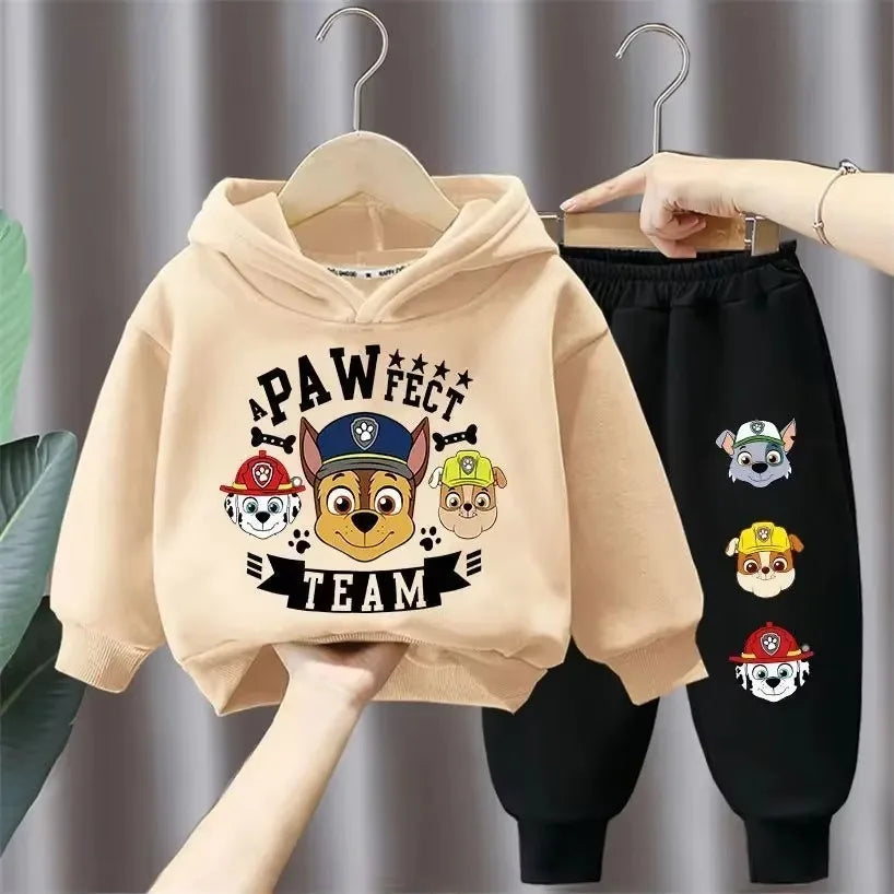 "Pawfect Team" Kinder-Hoodie-Set