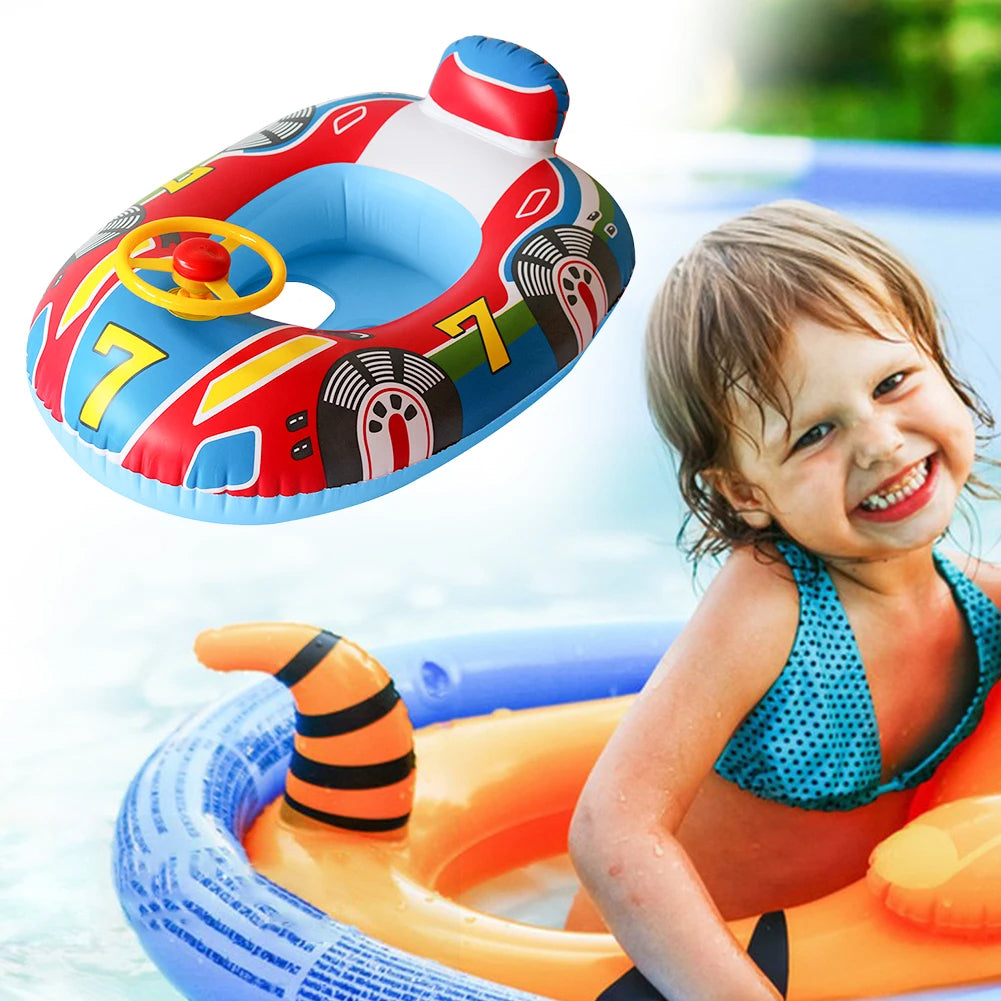 Kinder-Schwimmring „Auto-Abenteuer“ – Sicherer Badespaß für kleine Entdecker