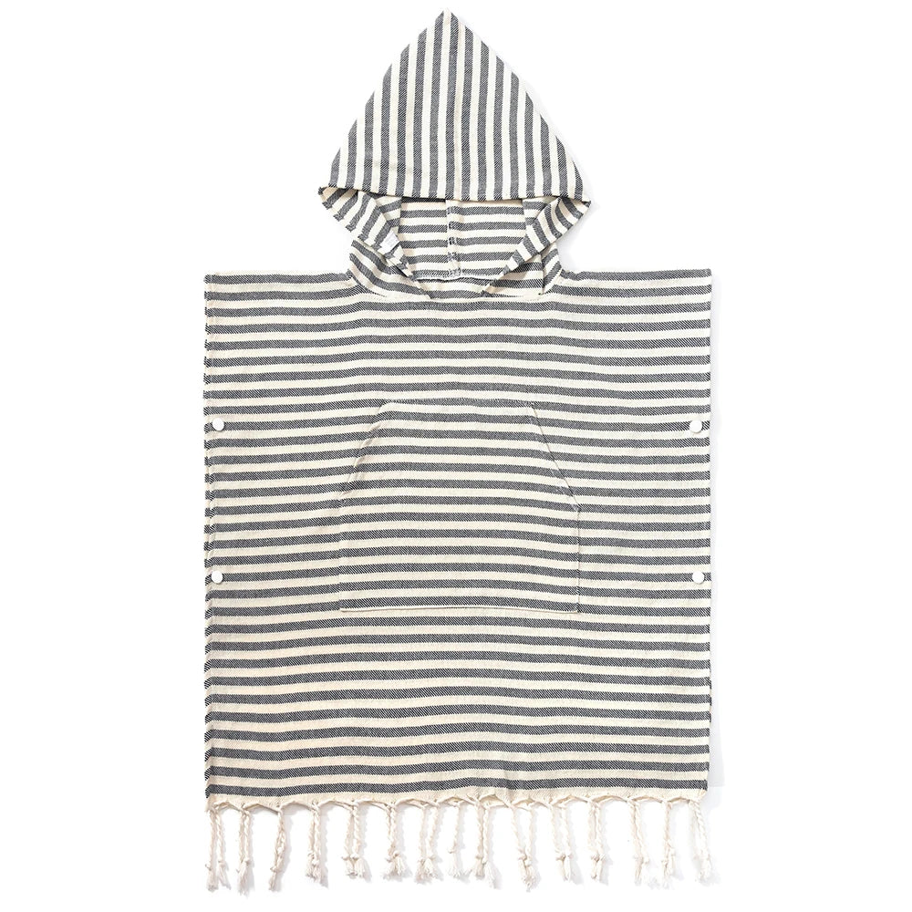 Kuscheliger Kinder-Poncho aus 100% Baumwolle