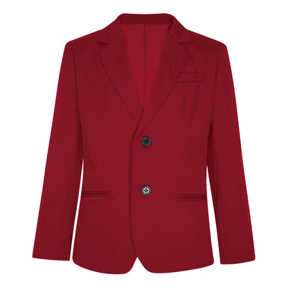 Blazer für Kinder einfarbig in den Farben schwarz, rot, weiß oder blau
