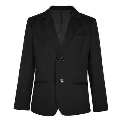Blazer für Kinder einfarbig in den Farben schwarz, rot, weiß oder blau