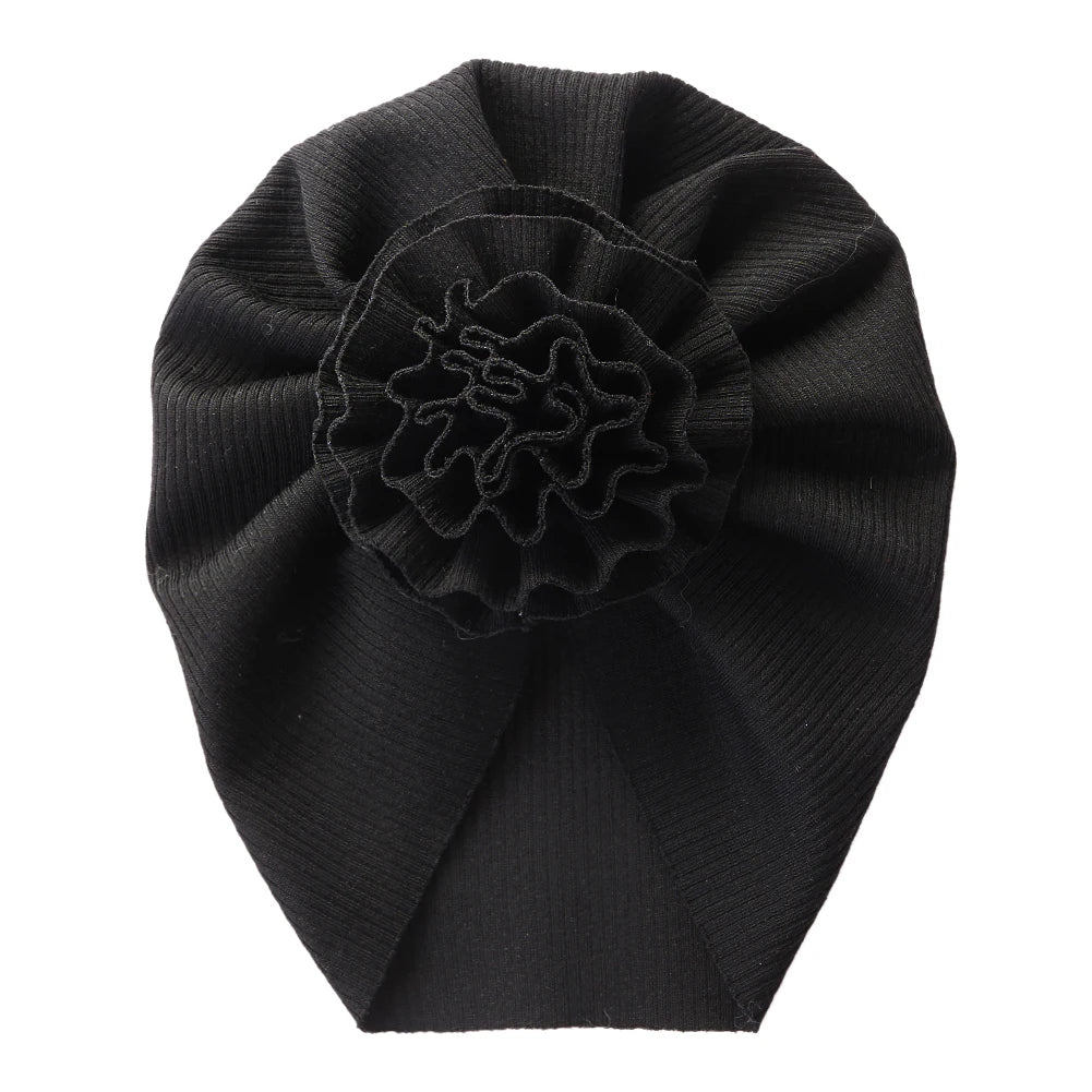 Baby Turban Mütze mit Blume