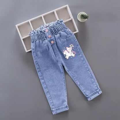 Modische Kinder-Jeans für Mädchen