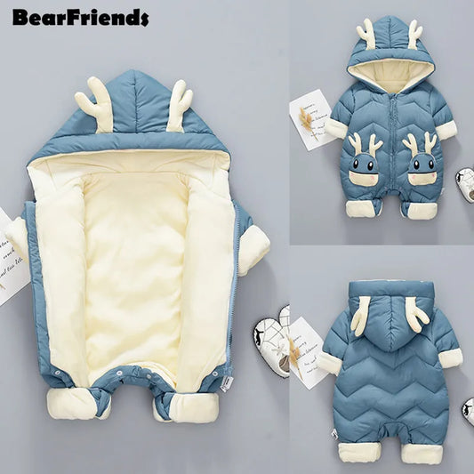 Kuscheliger Baby-Winteroverall "Kleiner Abenteurer"