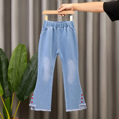 Zauberhafte Kinder-Jeans "Fröhliche Schleifen"