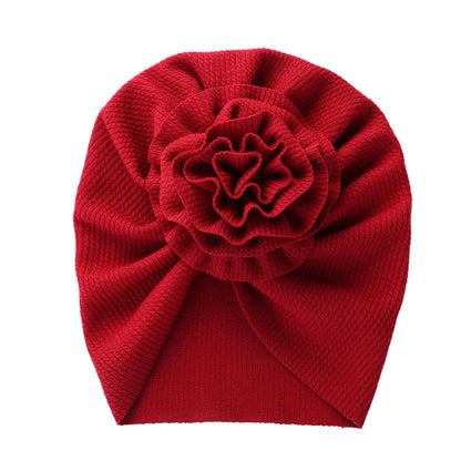 Baby Turban Mütze mit Blume