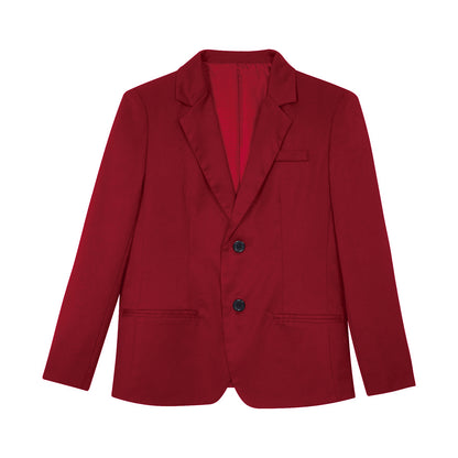 Blazer für Kinder einfarbig in den Farben schwarz, rot, weiß oder blau