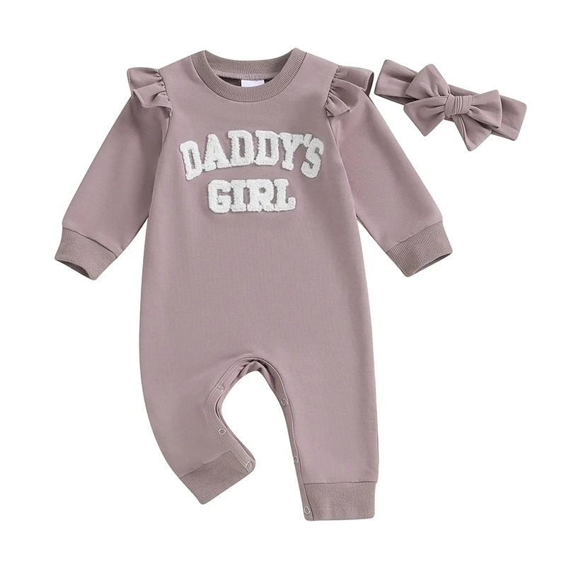 Produktname: Kuschelweicher Baby-Strampler "Daddy's Girl" – Für die kleinen Prinzessinnen