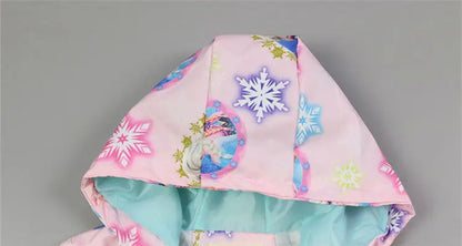Regenjacke / Übergangsjacke für Mädchen / Blau oder Rosa