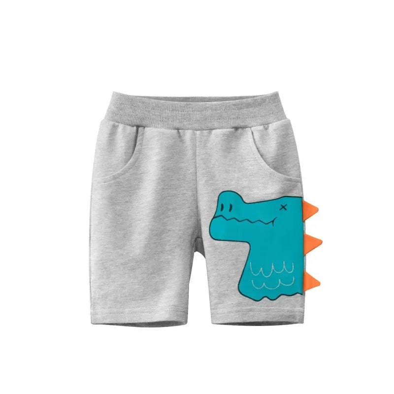 Dinosaurier Sommer Shorts für Jungen in verschiedenen Farben