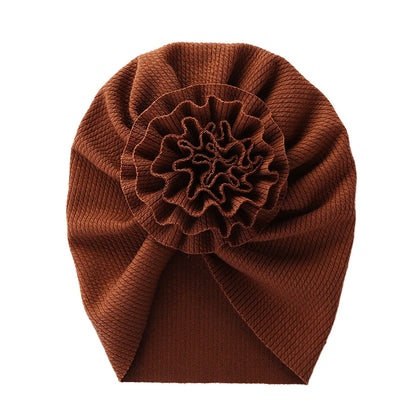 Baby Turban Mütze mit Blume