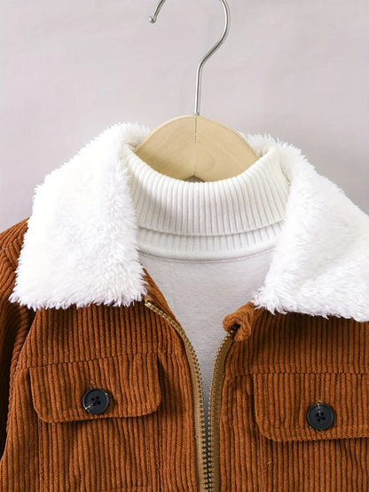 Kuschelweiche Cordjacke "Abenteuerzeit" für Jungen