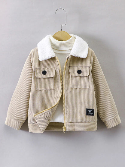 Kuschelweiche Cordjacke "Abenteuerzeit" für Jungen