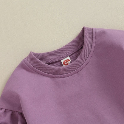Kuschelweicher Rüschen-Sweater für Mädchen