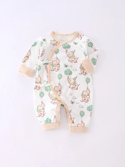 Wickeloverall „Kleine Elefantenfreunde“
