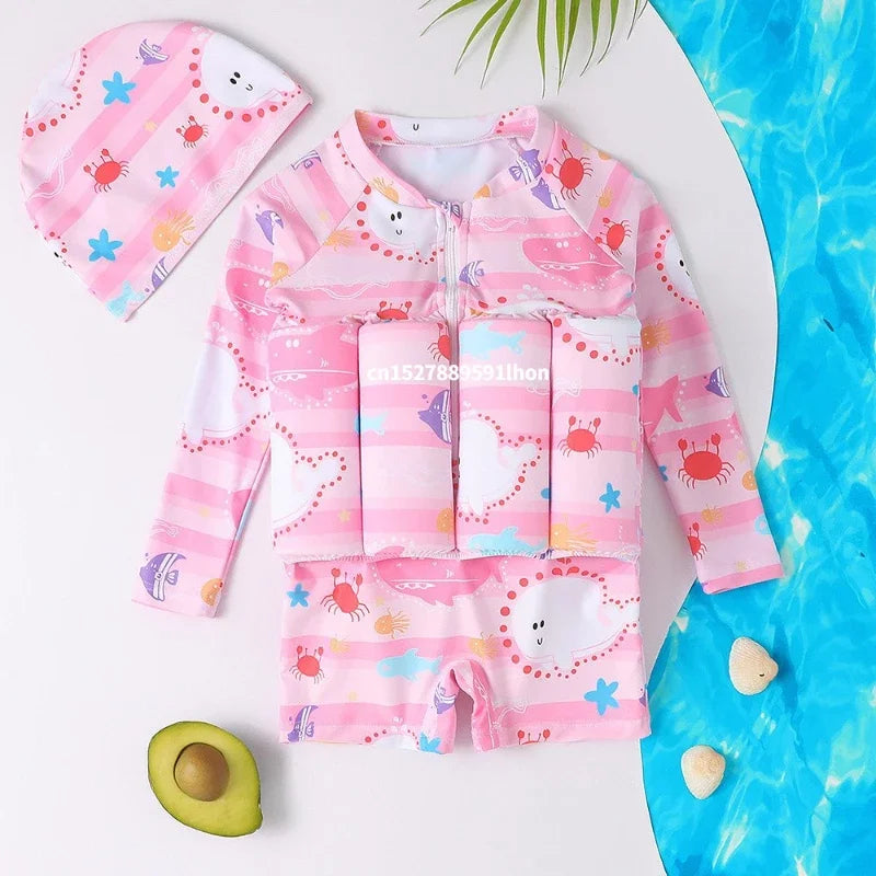 Schwimmweste Badeanzug-Set für Babys & Kinder