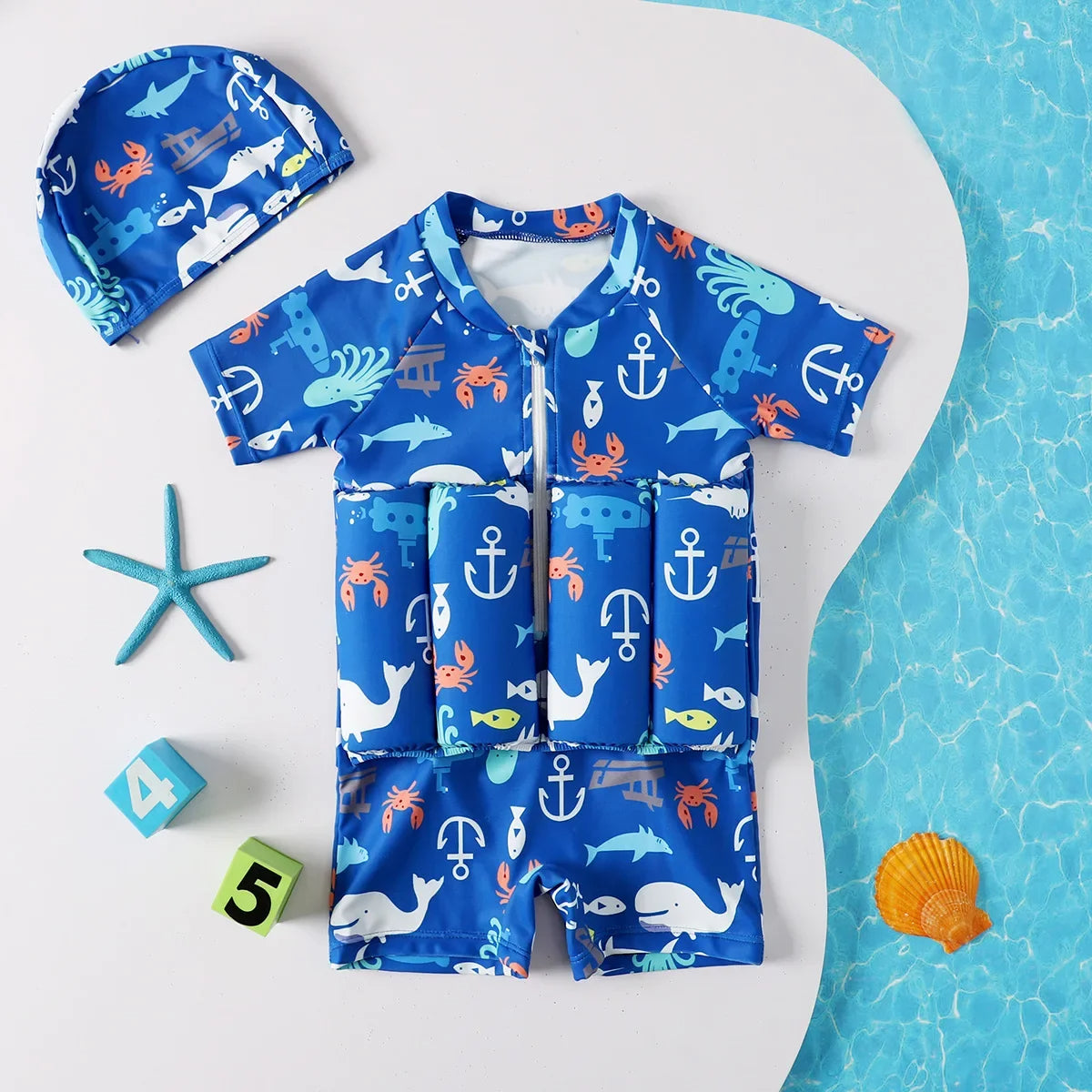 Schwimmweste Badeanzug-Set für Babys & Kinder