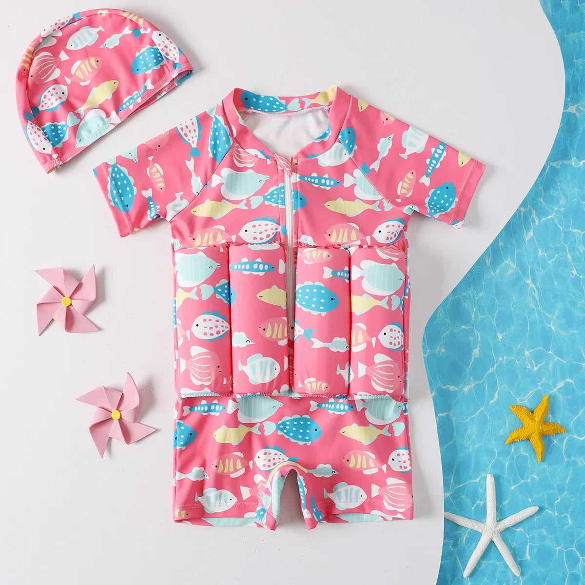 Schwimmweste Badeanzug-Set für Babys & Kinder
