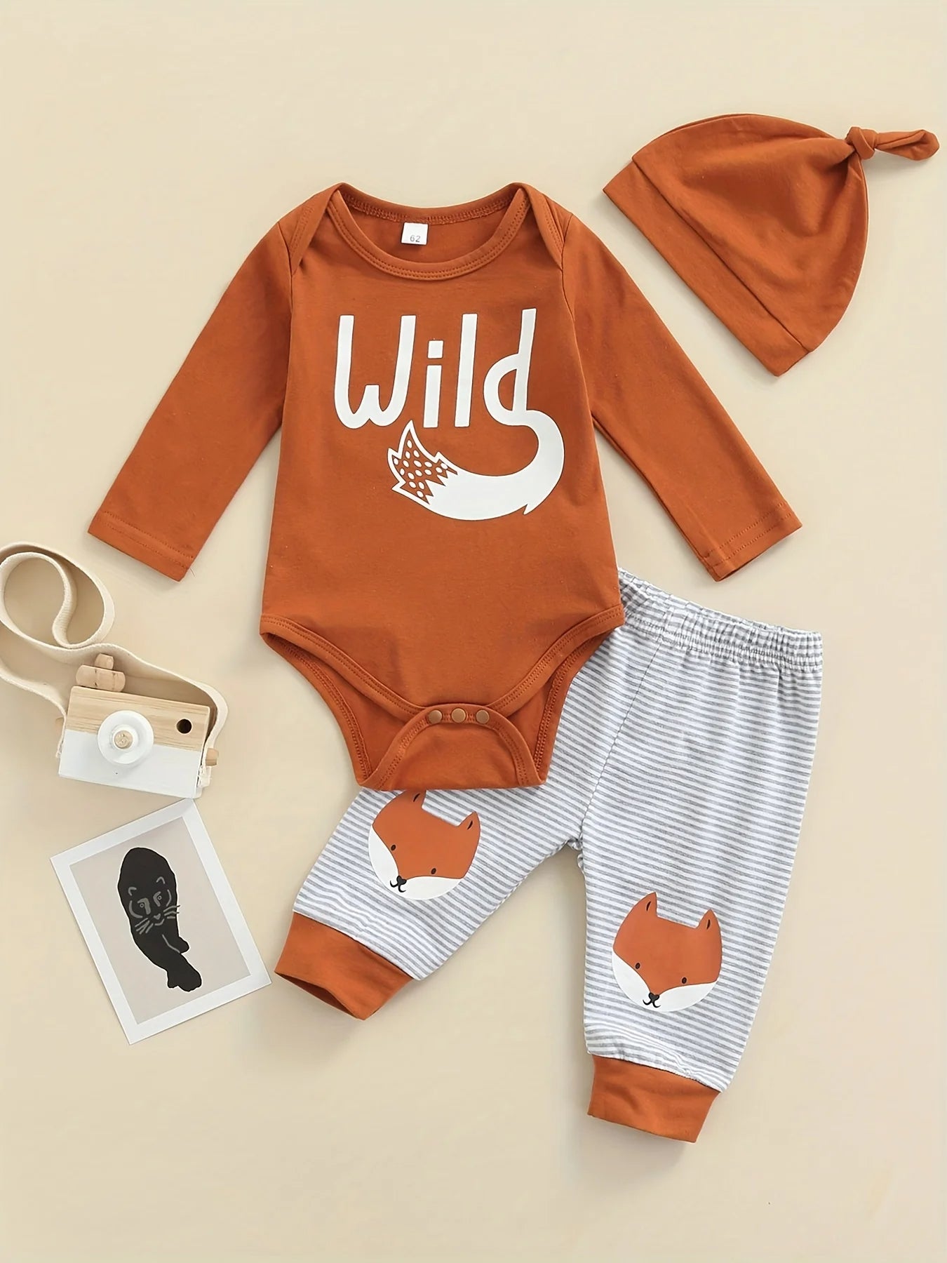 Das 3-teilige Baby-Set für schlaue Füchse