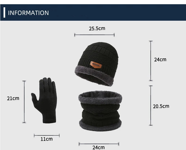 Winterwunder-Set für Kinder – Mütze, Schal & Handschuhe