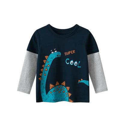 Dino-Langarmshirts für Kinder