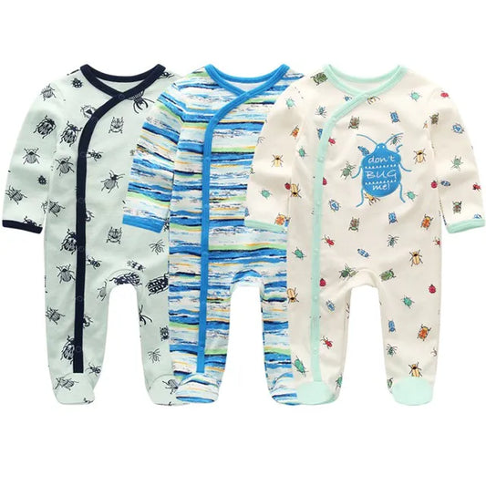 Baby-Strampler-Set (3er-Pack) - Größen 50 bis 86