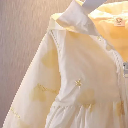 Windjacke / Übergangsjacke für Mädchen mit Kapuze