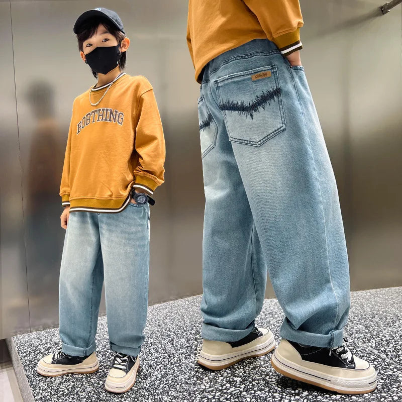 Trendige Baggy-Jeans für Kinder