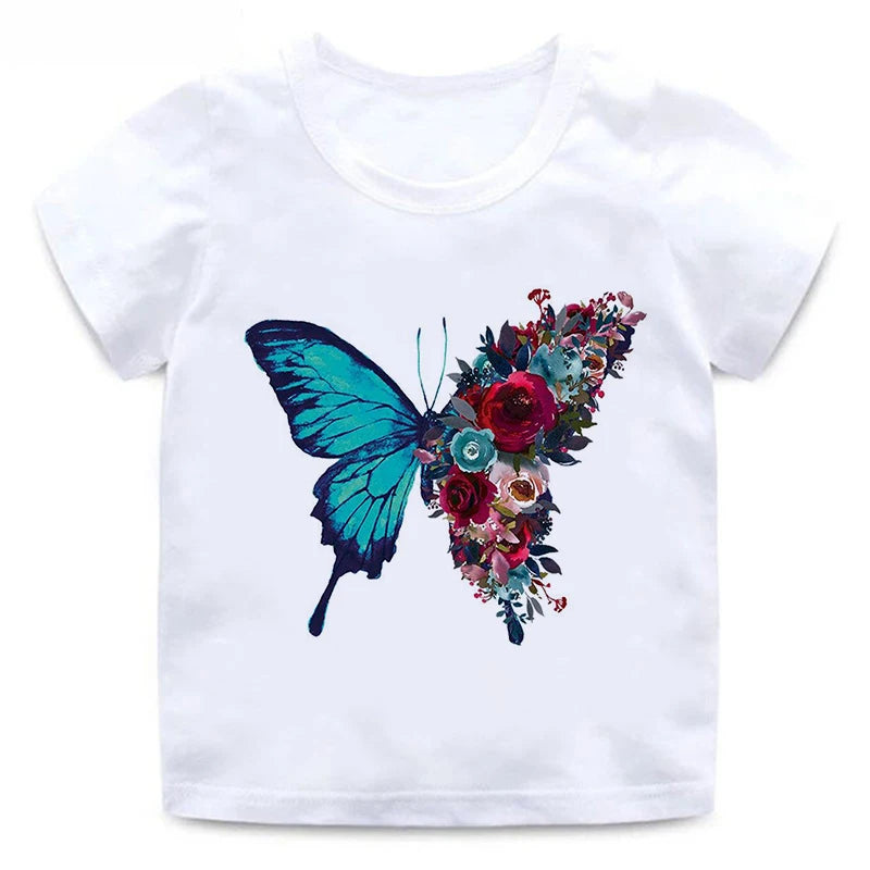 Kinder T-Shirts mit Schmetterlingsdesign