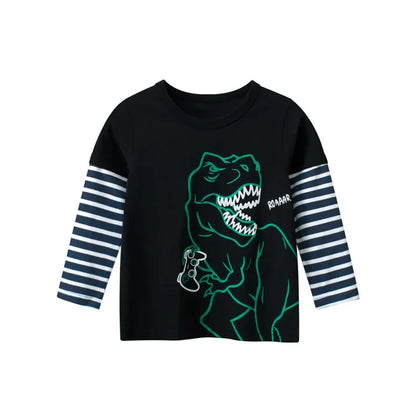 Dino-Langarmshirts für Kinder