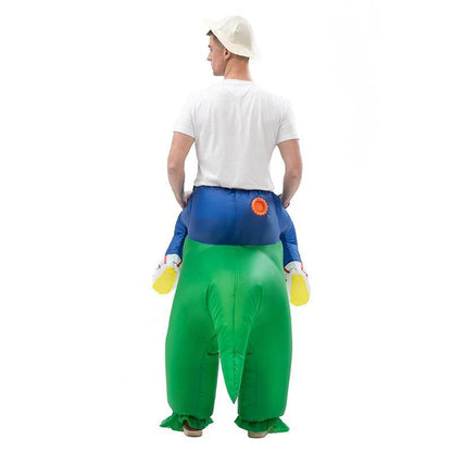 Aufblasbares Dinosaurier-Kostüm für Halloween