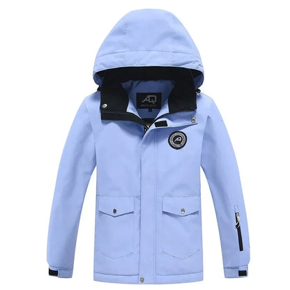 Winterjacke mit Kapuze / Sportliche Skijacke / Schutz vor Wind, Regen & Schnee