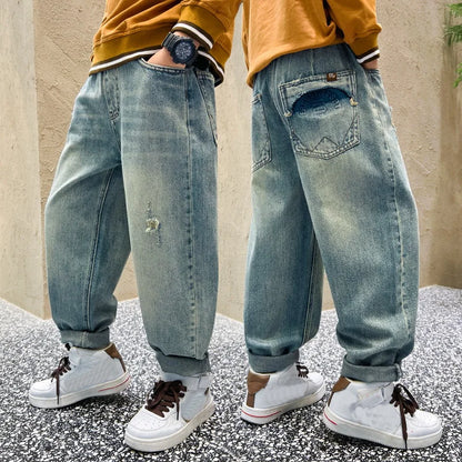 Trendige Baggy-Jeans für Kinder