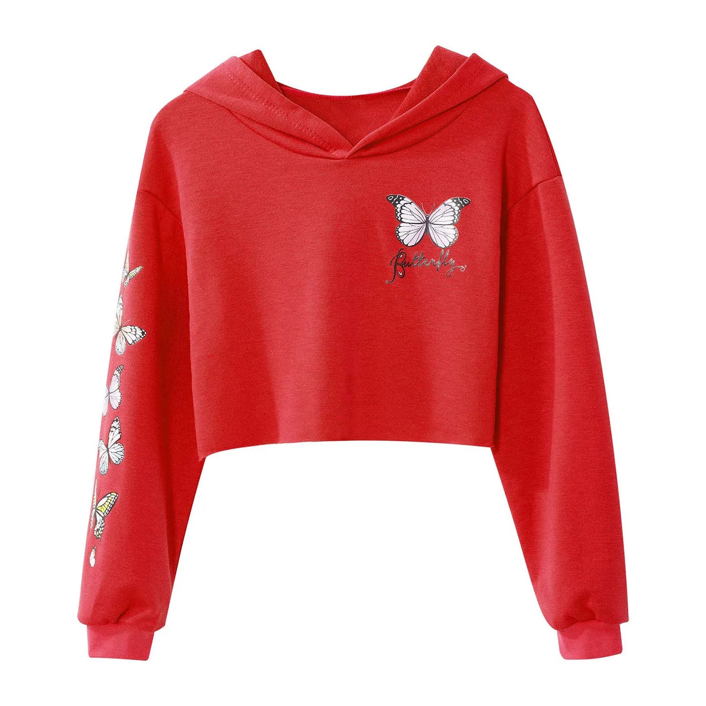 Stylischer Butterfly Hoodie für Mädchen