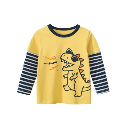 Dino-Langarmshirts für Kinder
