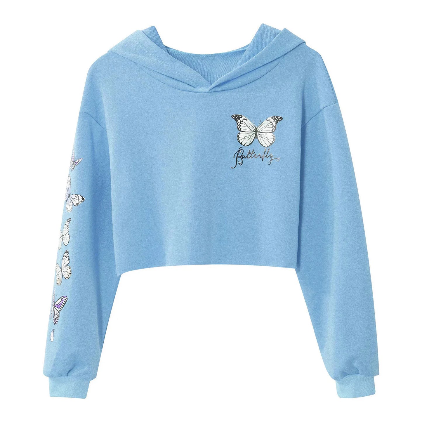 Stylischer Butterfly Hoodie für Mädchen