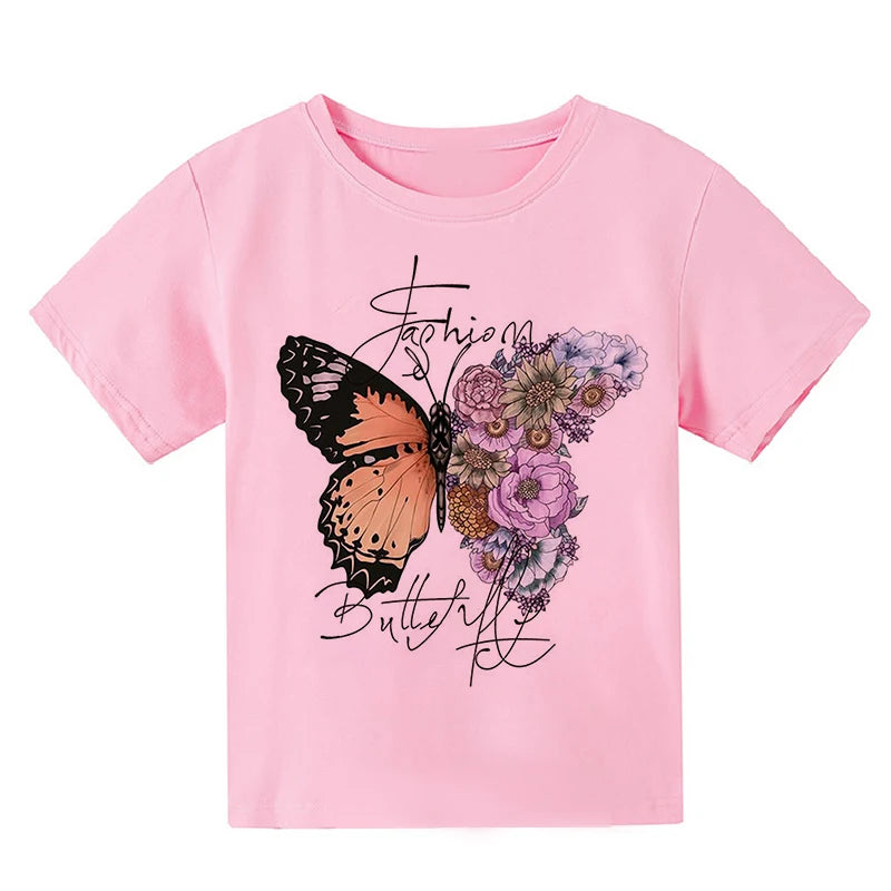 Kinder T-Shirts mit Schmetterlingsdesign