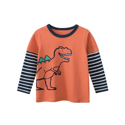 Dino-Langarmshirts für Kinder