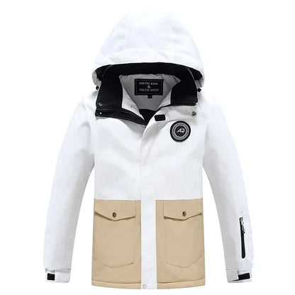 Winterjacke mit Kapuze / Sportliche Skijacke / Schutz vor Wind, Regen & Schnee