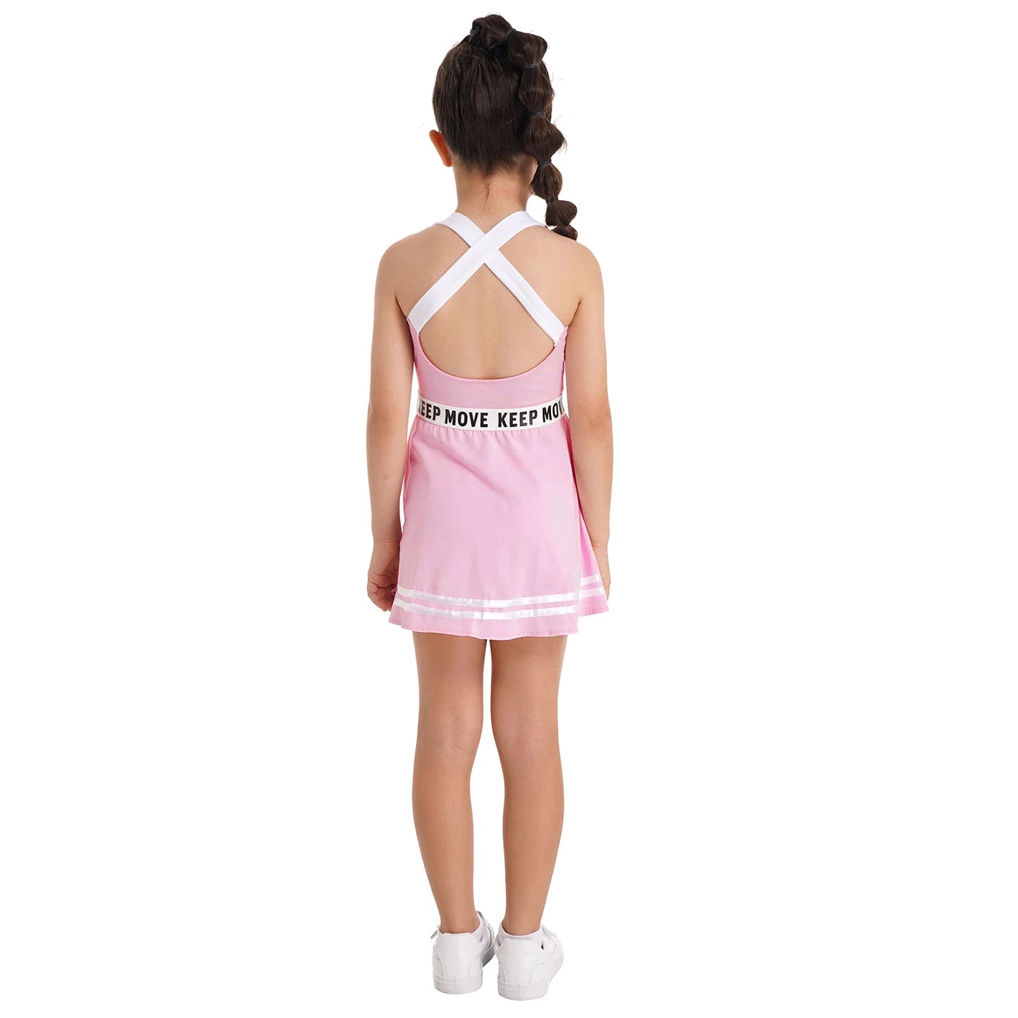 Sportliches Mädchen-Tanzkleid mit Shorts