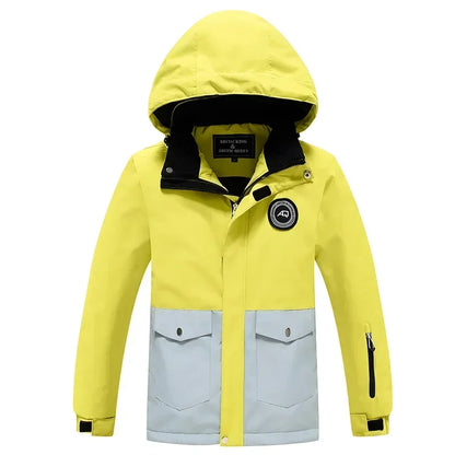 Winterjacke mit Kapuze / Sportliche Skijacke / Schutz vor Wind, Regen & Schnee