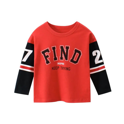 Stylische Langarm-Shirts für Kinder