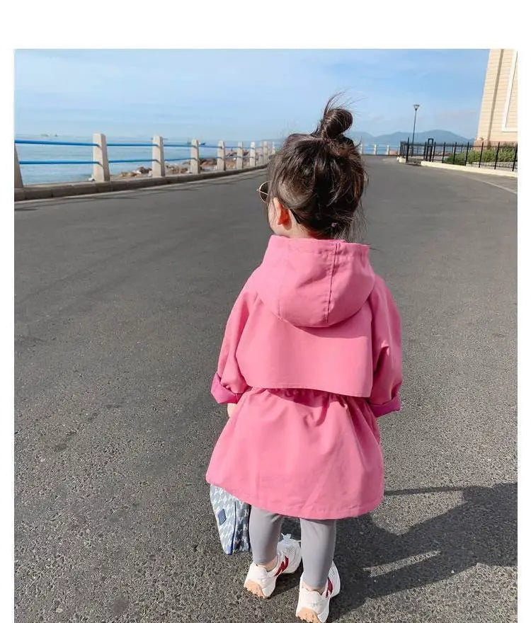 Kinder-Regenjacke in Pink