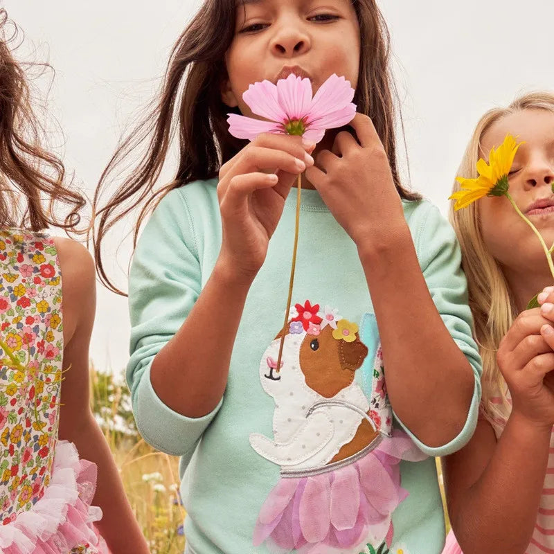 Kinder-Sweatshirts mit Tiermotiven